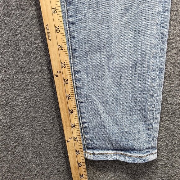 Buckle Black Jeans Mens 28x30 Light Wash Fit No 53 Skinny Distressed Ripped - Picture 7 of 9